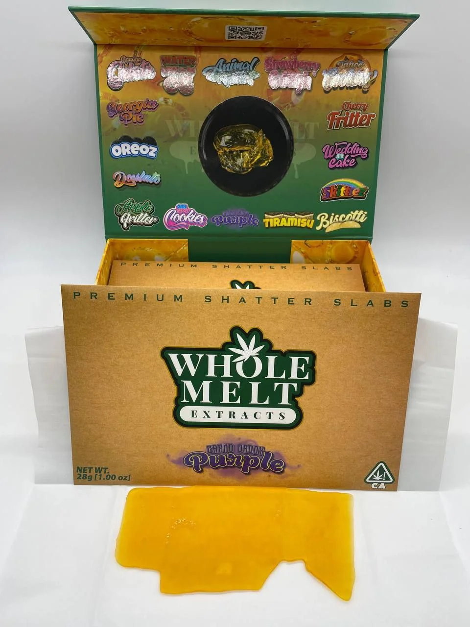 Whole Melt Extracts Grand Daddy Purple | Shatter Slabs