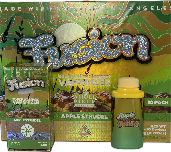 Apple Strudel Whole Melts x Fusion – 2G Hybrid Disposable Vape - Official Whole Melt Extracts