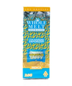 Banana Taffy Whole Melts Disposable – Indica - Official Whole Melt Extracts