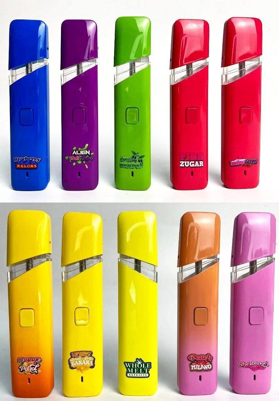 Blue Whole Melts Master Box | 100 Disposable Vapes - 10 Flavors - Official Whole Melt Extracts