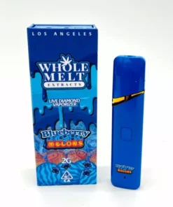 Blueberry Melons Whole Melts Disposable – Indica - Official Whole Melt Extracts