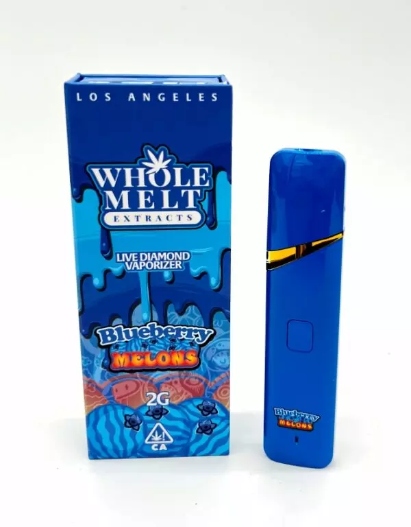 Blueberry Melons Whole Melts Disposable – Indica - Official Whole Melt Extracts