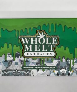 Green Whole Melts Master Box | 100 Disposable Vapes - 10 Flavors - Official Whole Melt Extracts