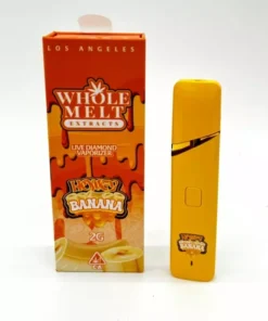 Honey Banana Whole Melts Disposable – Sativa - Official Whole Melt Extracts