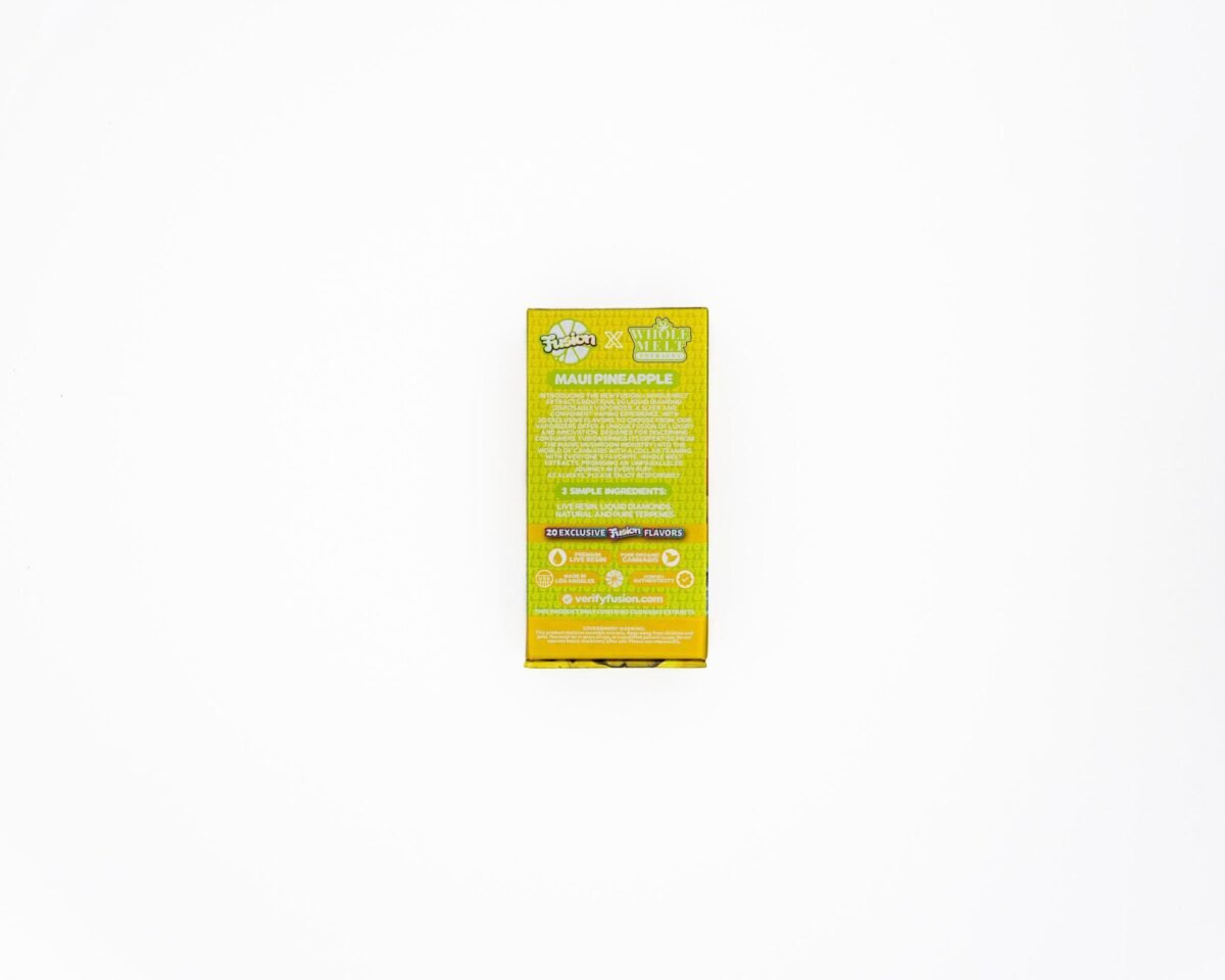 Maui Pineapple Whole Melts x Fusion – 2G Hybrid Disposable Vape - Official Whole Melt Extracts