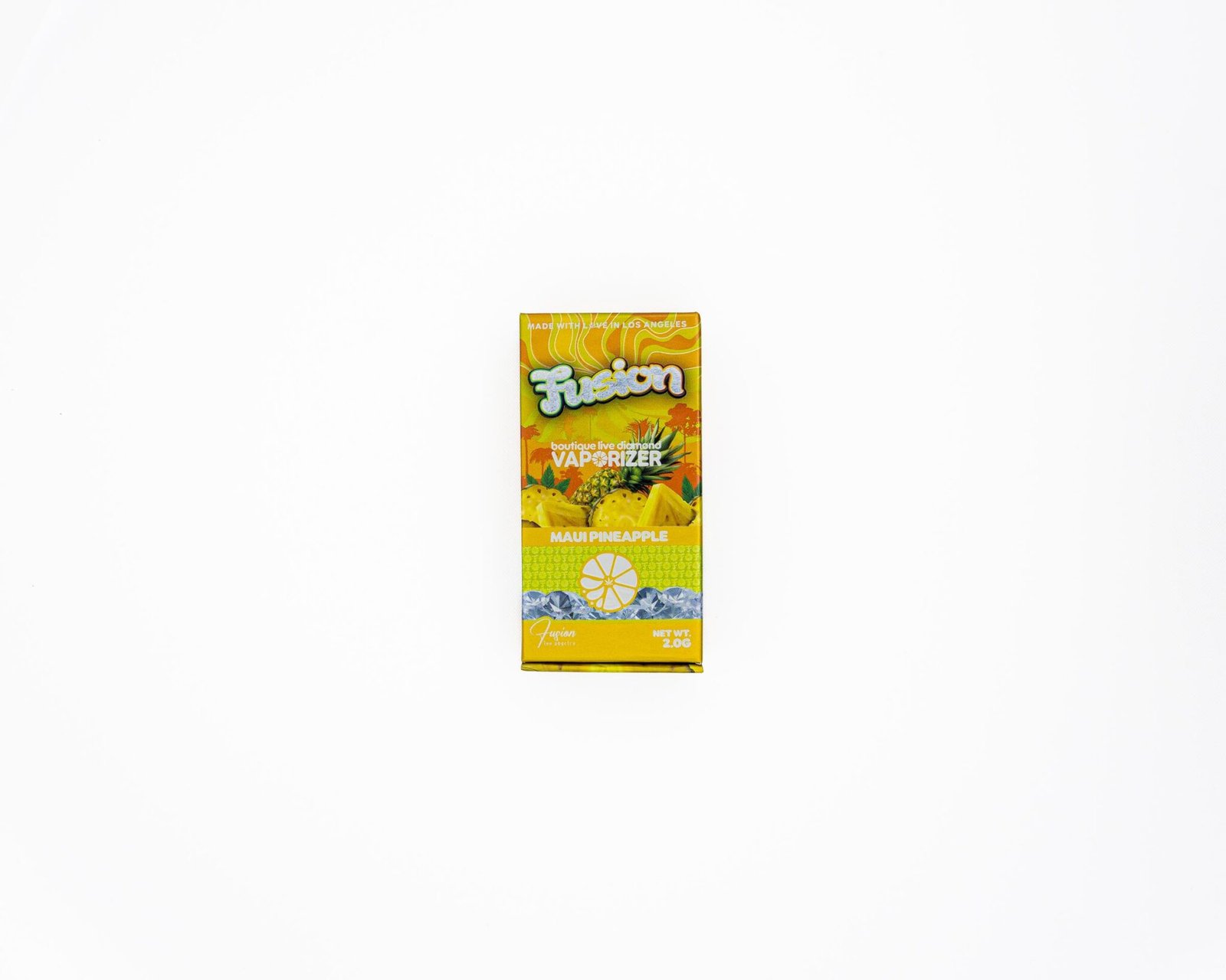 Maui Pineapple Whole Melts x Fusion – 2G Hybrid Disposable Vape - Official Whole Melt Extracts