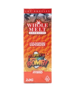 Papaya Bomb Whole Melts Disposable – Hybrid - Official Whole Melt Extracts