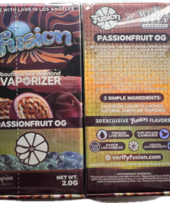 PassionFruit OG Whole Melts x Fusion – 2G Sativa Disposable Vape - Official Whole Melt Extracts