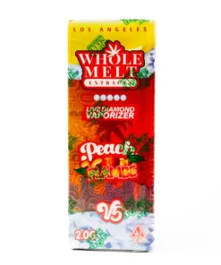 Peach Flambe Whole Melts Disposable – Sativa - Official Whole Melt Extracts
