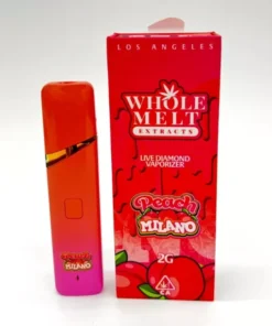Peach Milano Whole Melts Disposable – Hybrid - Official Whole Melt Extracts