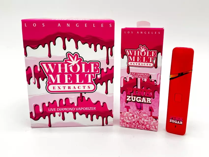 Pink Zugar Whole Melts Disposable – Hybrid - Official Whole Melt Extracts