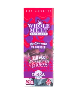 White Berries Whole Melts Disposable – Indica - Official Whole Melt Extracts