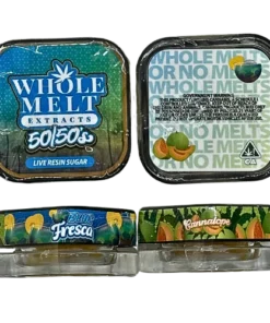 Whole Melt Extracts 50/50’s Live Resin Sugar “Blue Fresca” & “Cannalope” - Official Whole Melt Extracts