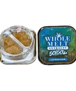 Whole Melt Extracts 50/50’s Live Resin Sugar “Blue Fresca” & “Cannalope” - Official Whole Melt Extracts