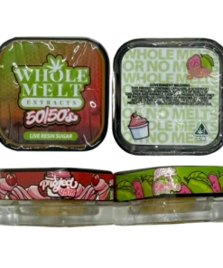 Whole Melt Extracts 50/50’s Live Resin Sugar “Project 4516” & “Sticky Guava” - Official Whole Melt Extracts