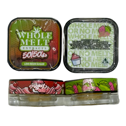 Whole Melt Extracts 50/50’s Live Resin Sugar “Project 4516” & “Sticky Guava” - Official Whole Melt Extracts