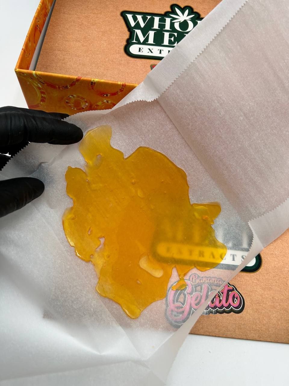 Whole Melt Extracts Banana Gelato | Shatter Slabs - Official Whole Melt Extracts