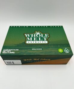Whole Melt Extracts Banana Gelato | Shatter Slabs - Official Whole Melt Extracts