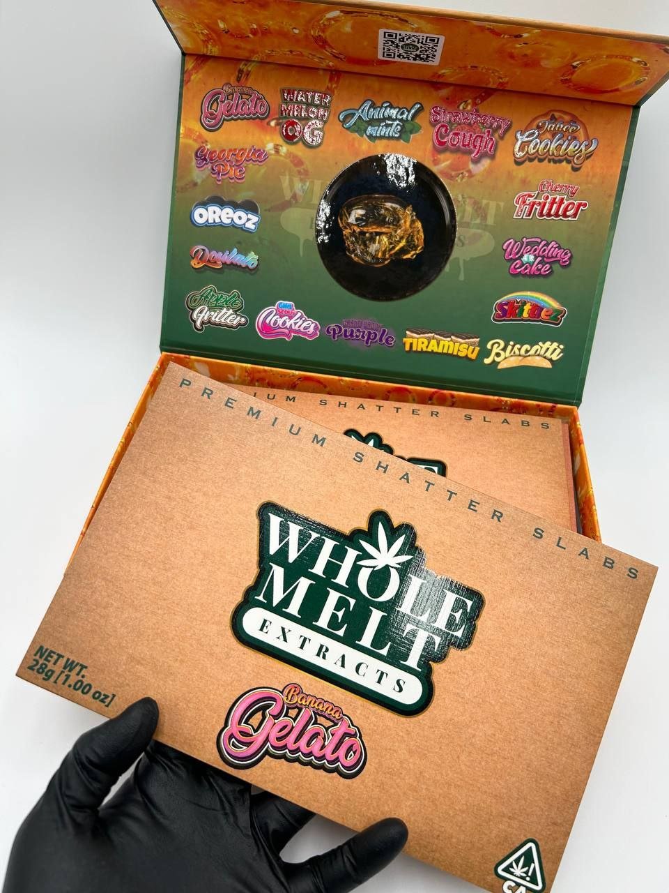 Whole Melt Extracts Banana Gelato | Shatter Slabs - Official Whole Melt Extracts