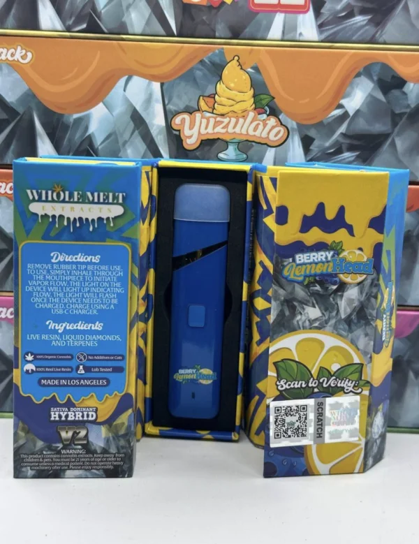 Berry Lemon Head Whole Melts Disposable – Hybrid